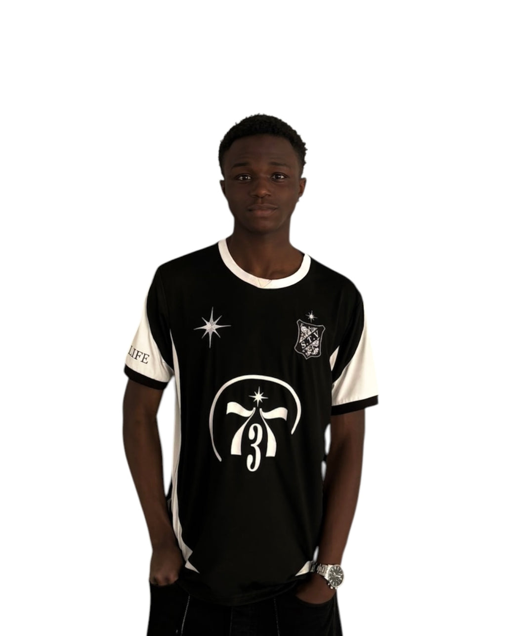 Soccer Jersey Black