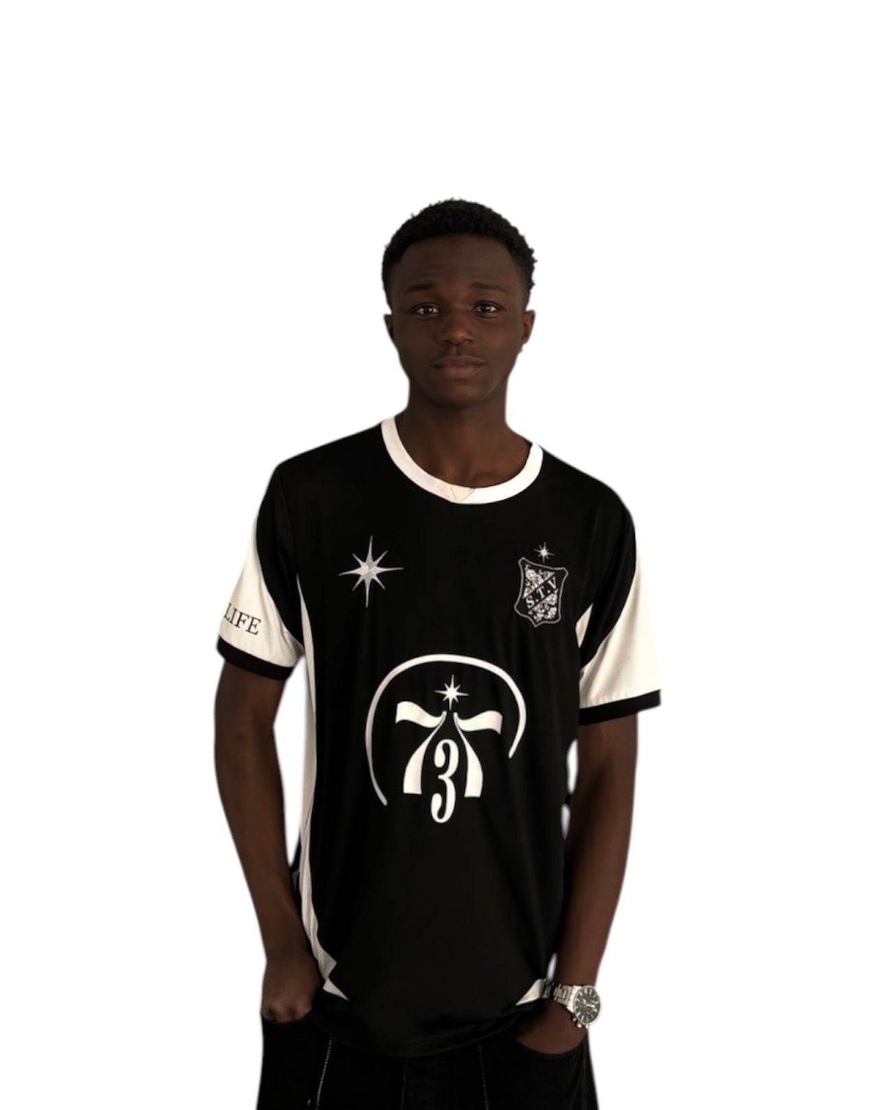 Soccer Jersey Black